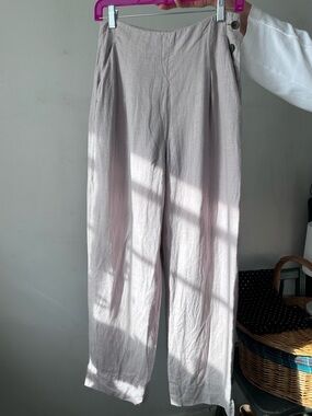 Aritzia Wilfred 100% linen pants 4
